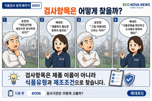 검사항목은 어떻게 찾을까